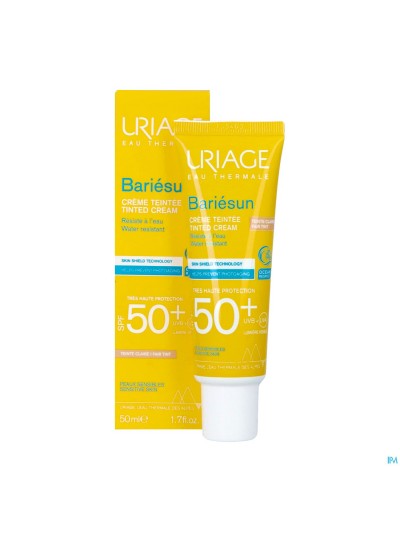 Uriage Bariesun Creme Teintee Ip50+ Clair 50ml