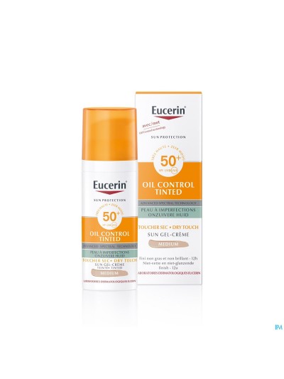 Eucerin Sun Protection Oil Teinte Med Spf50+ 50ml