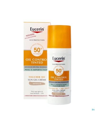 Eucerin Sun Protection Oil Tinted Med Spf50+ 50ml