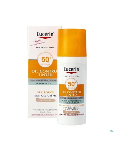 Eucerin Sun Protection Oil Tinted Med Spf50+ 50ml