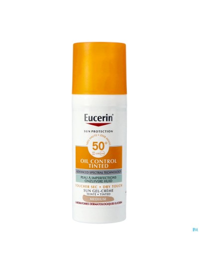 Eucerin Sun Protection Oil Tinted Med Spf50+ 50ml