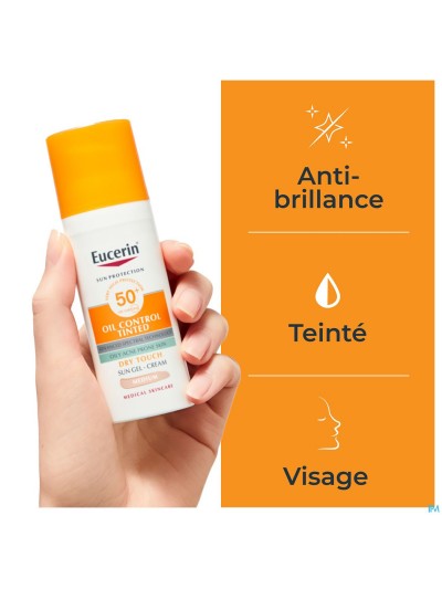 Eucerin Sun Protection Oil Teinte Med Spf50+ 50ml