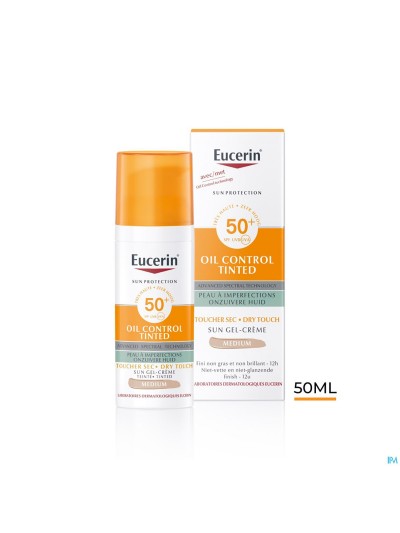 Eucerin Sun Protection Oil Teinte Med Spf50+ 50ml