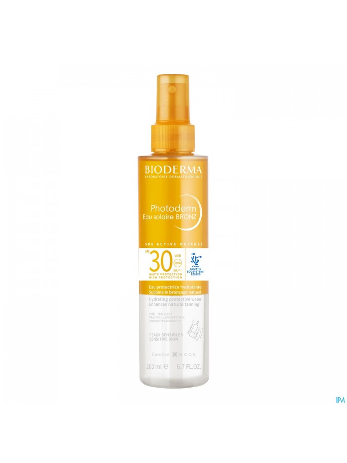 Bioderma Photoderm Eau Solaire Bronz Spf30 200ml