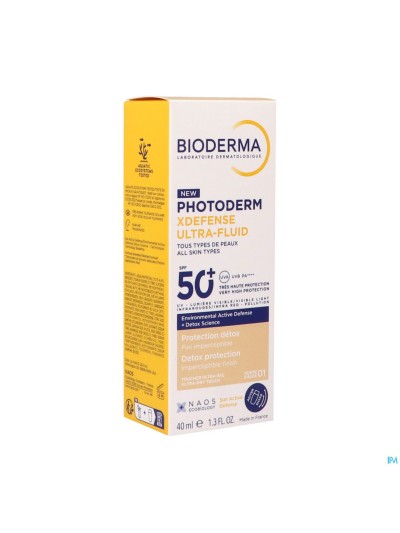 Bioderma Photoderm Xdefense Ultrafl.spf50+ 01 40ml