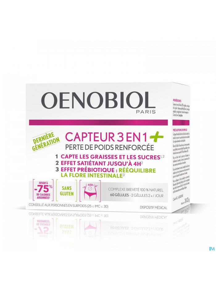 OENOBIOL CAPTEUR 3EN1+ 60 CAPS