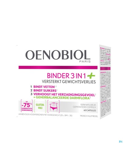 OENOBIOL BINDER 3IN1+ 60 CAPS
