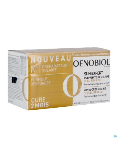 Oenobiol Sun Expert Gev. Huid Caps 2x30
