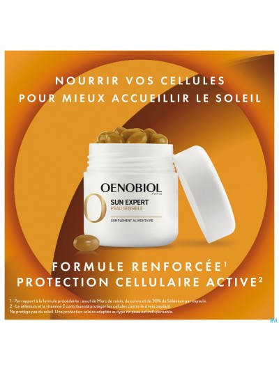 Oenobiol Sun Expert Gev. Huid Caps 2x30