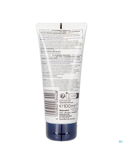 Eucerin Urearepair Voetcreme 10% Urea Tube 100ml