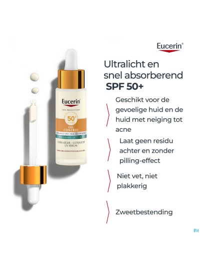 Eucerin Sun Oil Control Ser.ultra-leger Spf50+30ml