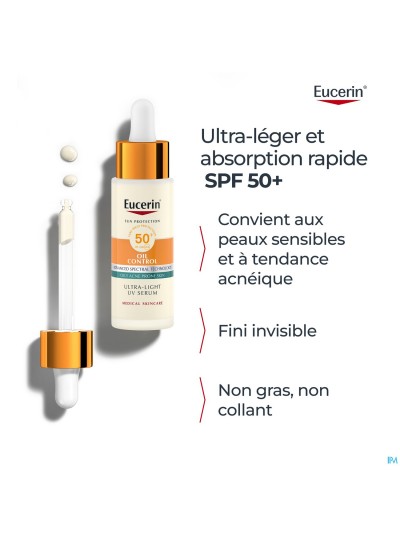 Eucerin Sun Oil Control Ser.ultra-leger Spf50+30ml