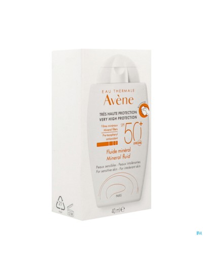 Avene Sol Spf50+ Fluide Mineral 40ml
