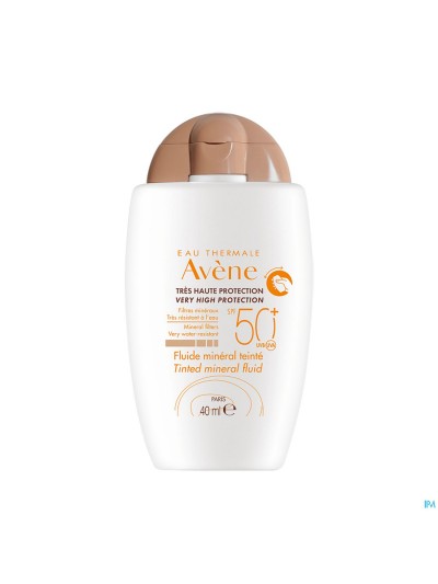 Avene Sol Spf50+ Fluide Mineral Teinte 40ml