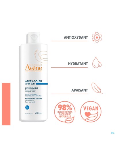 Avene Apres Soleil Lait Reparateur 400ml