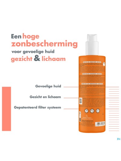 Avene Sol Spf50+ Spray Famille 400ml