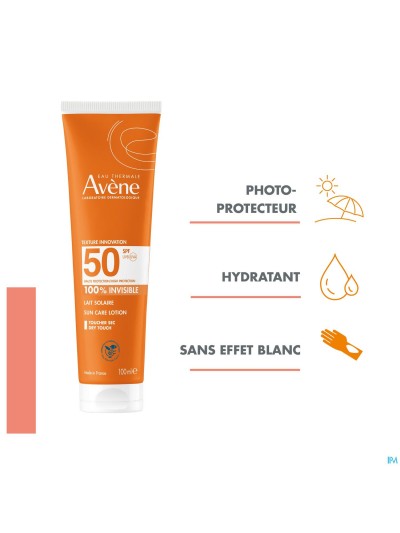 Avene Zon Spf50 Zonnemelk 100ml