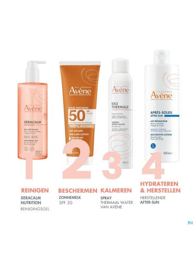Avene Zon Spf50 Zonnemelk 100ml