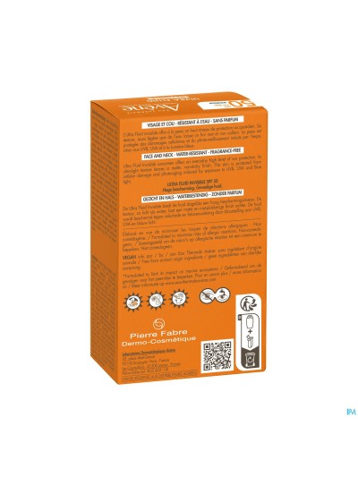 Avene Zon Spf50 Ultra Fluid Invisible 50ml