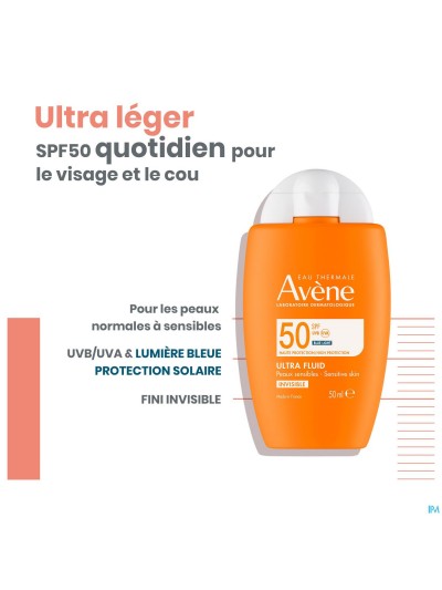 Avene Zon Spf50 Ultra Fluid Invisible 50ml