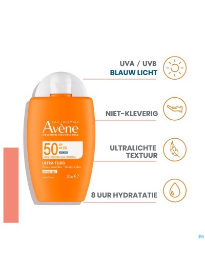 Avene Zon Spf50 Ultra Fluid Invisible 50ml