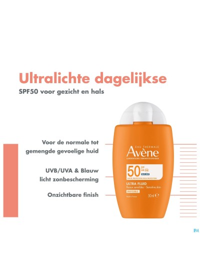 Avene Zon Spf50 Ultra Fluid Invisible 50ml