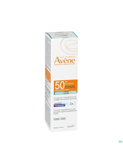 Avene Zon Spf50 A/imperfection Fluide 40ml
