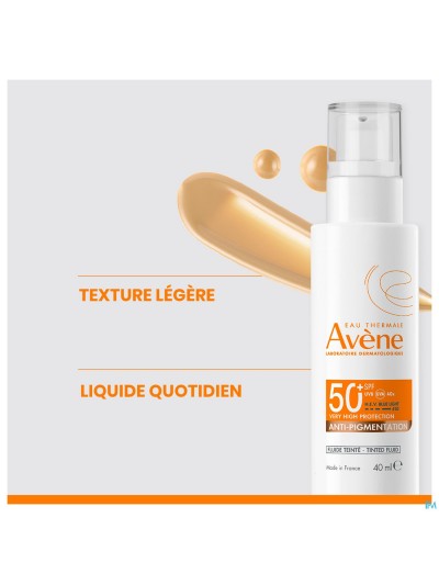 Avene Sol Spf50+ A/pigment Fluide 40ml