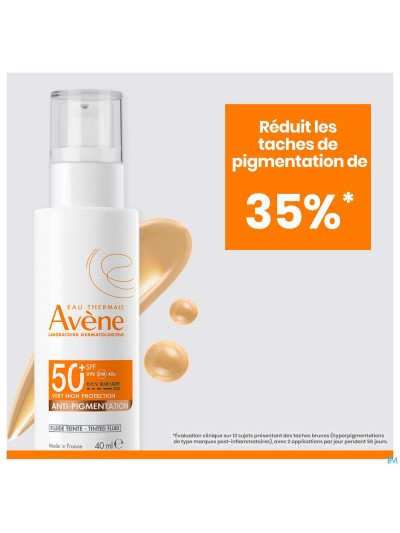Avene Zon Spf50+ A/pigment Fluide 40ml