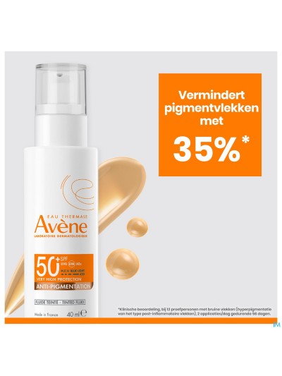 Avene Zon Spf50+ A/pigment Fluide 40ml