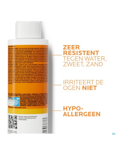 Lrp Anthelios Onzichtbare Spray Ip50+ Parfum 200ml