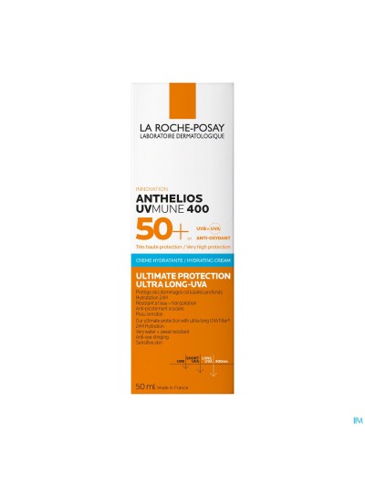 Lrp Anthelios Uvmune400 Hydra Creme Zp Spf50+ 50ml