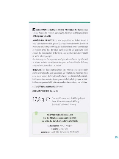 Sollievo Physiolax Comp 90