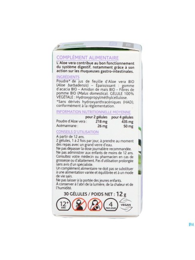 Arkogelules Aloe Vera Bio Caps 30