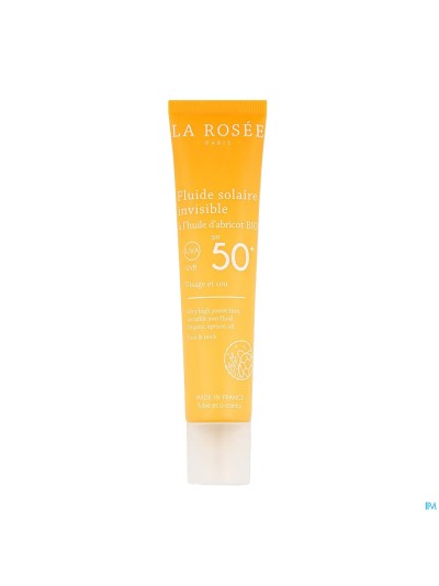 La Rosee Fluide Sol.invis. Spf50+huile Abr.bio40ml