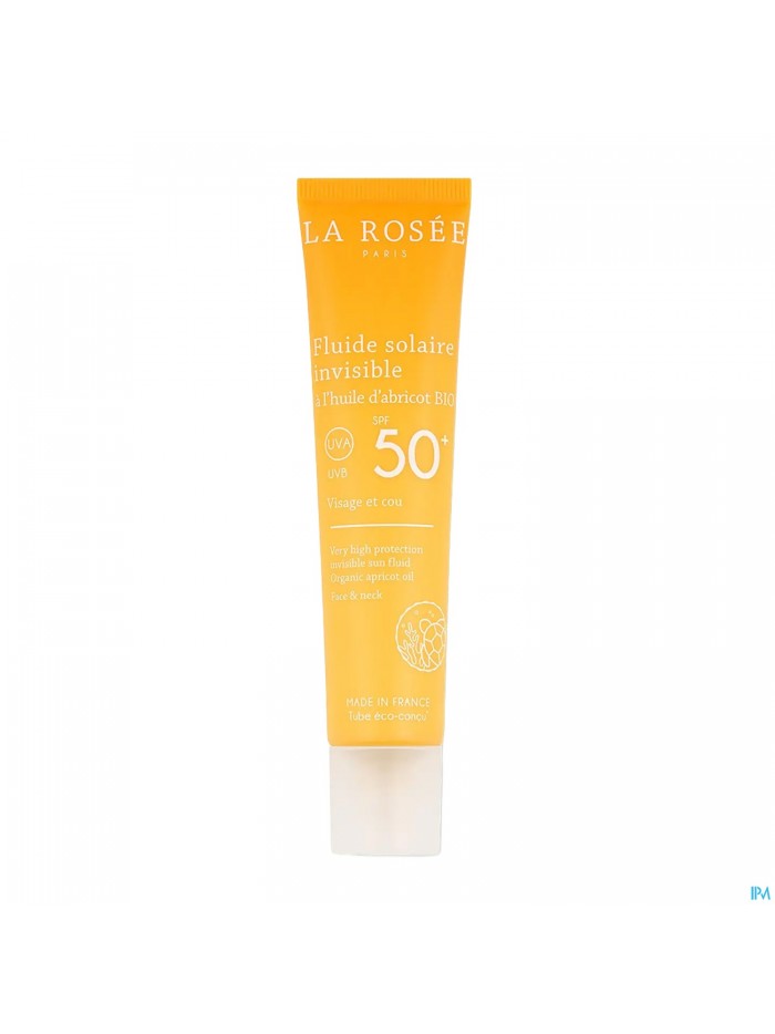 La Rosee Fluide Sol.invis. Spf50+huile Abr.bio40ml