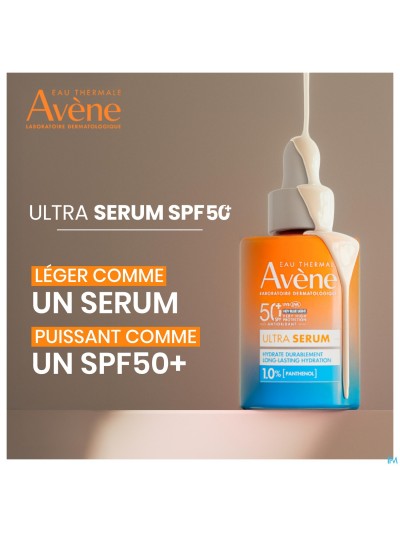 Avene Sol Spf50+ Ultra Serum Hydratant 30ml
