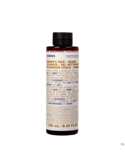 Korres Km Achillea Mens Face Cleanser 250ml