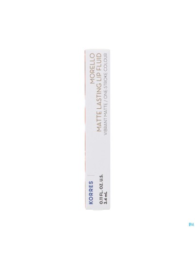 Korres Km Morello Matte Lasting Lip Fluid. Nude 07