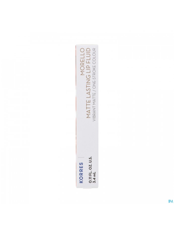 Korres Km Morello Matte Lasting Lip Fluid. Nude 07