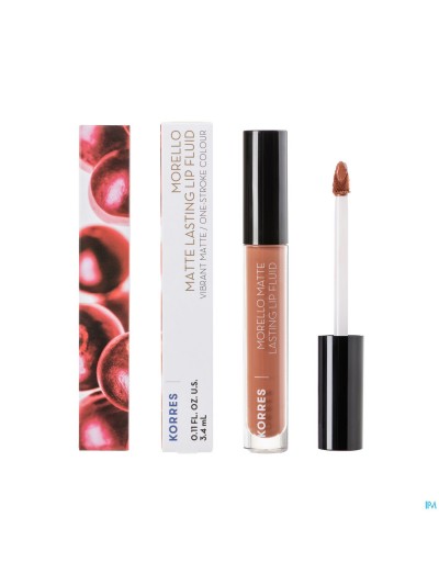 Korres Km Morello Matte Lasting Lip Fluid. Nude 07