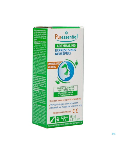 Puressentiel Respi Sinus Expres.spray Nas.bio 15ml