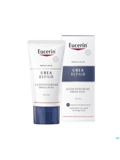 Eucerin Peau Seche Creme Visage 5% Uree Tube 50ml