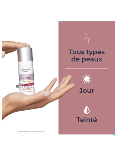 Eucerin A/pigment Dagcreme Tinted Ip30 Medium 50ml