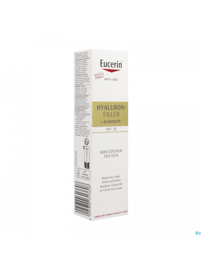 Eucerin Hyaluron Filler+elast.oogcontour Ip20 15ml