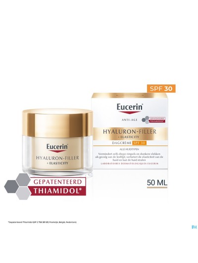 Eucerin Hyaluron-filler Elast. Soin Jour Ip30 50ml