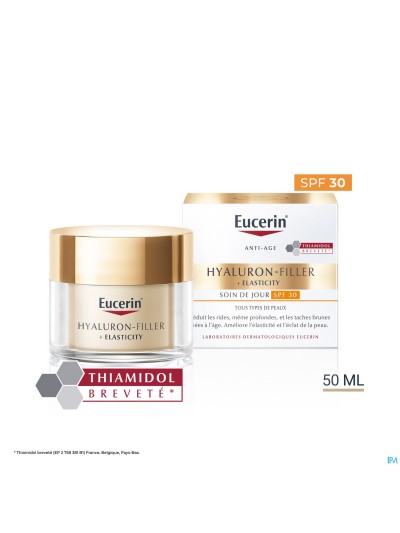 Eucerin Hyaluron-filler Elast. Soin Jour Ip30 50ml