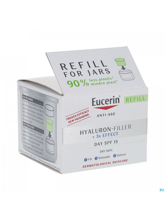 Eucerin Hyaluron-fillerx3 Soin Jour Ip15 Rech.50ml