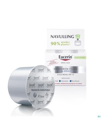 Eucerin Hyaluron-fillerx3 Soin Jour Ip15 Rech.50ml
