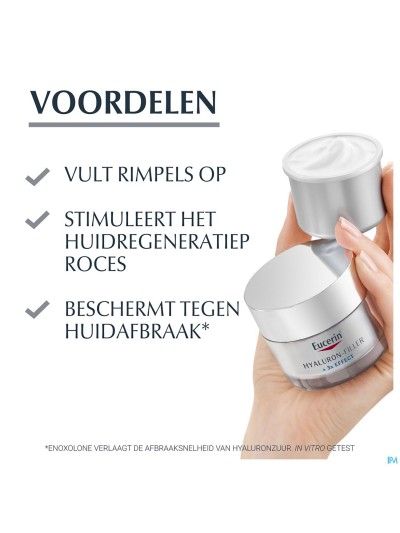 Eucerin Hyaluron-fillerx3 Dagcreme Ip15 Navul.50ml